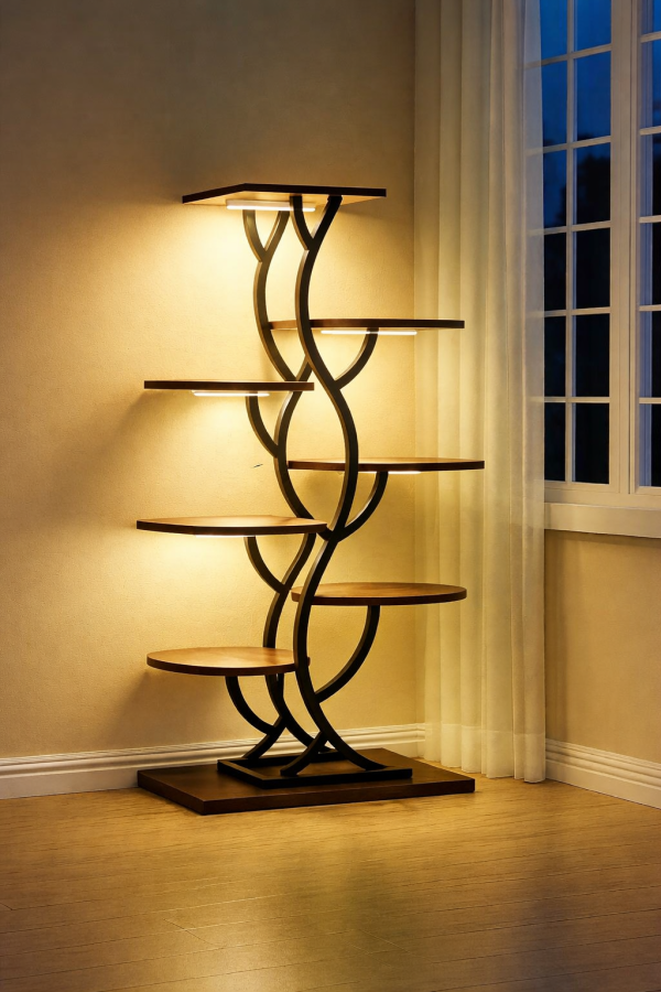 Corner Plant Display Stand