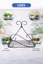 Decorative Balcony Plant Stand Rectangular Shape - view 4
