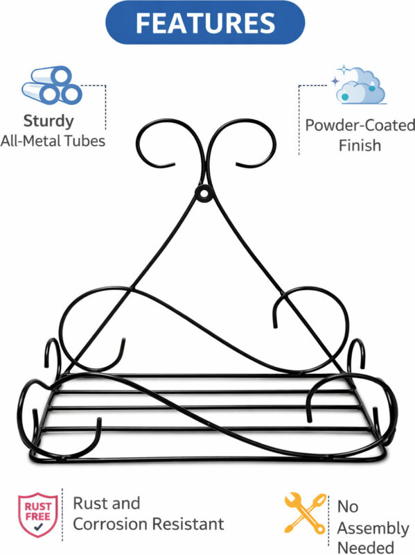 Decorative Iron Plant Stand Holder for Tabletop & Home Décor - view 2