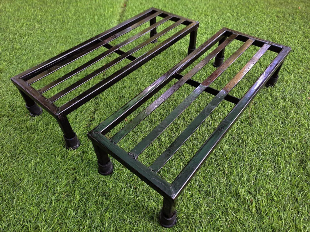 Heavy duty Metal Gamla Pot stand for balcony (Pack of 2) - view 2