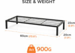 Heavy Duty Metal Multipurpose Plant Stand for Indoor Outdoor Garden (Black, LV0040) - view 3