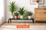 Heavy Duty Metal Multipurpose Plant Stand for Indoor Outdoor Garden (Black, LV0040) - view 4