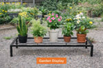 Heavy Duty Metal Multipurpose Plant Stand for Indoor Outdoor Garden (Black, LV0040) - view 5