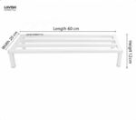 Iron Indoor/Outdoor Flower Pot/Plant Stand for Home Garden Balcony Living Room (White, 12 cm) - view 3