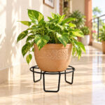 Lavish Homestyle UrbanBloom Round 20 cm Metal Plant Stand - view 2