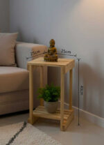 Lavish Homestyle Wooden Pot Stand - view 3