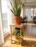 Lavish Homestyle Wooden Pot Stand - view 4