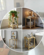 Lavish Homestyle Wooden Pot Stand - view 5