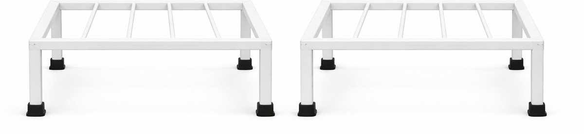 Metal Plant Stand for Pots | Square Raised Platform | Suitable for Home & Garden