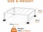 Metal Plant Stand for Pots | Square Raised Platform | Suitable for Home & Garden - view 3