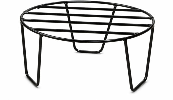 Oval Metal Plant Stand with Heavy Iron Frame | Pot Riser for Indoor & Outdoor