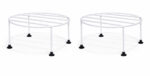 Round Metal Plant Stand Pack of 2 for Pots | Indoor Balcony Garden Use