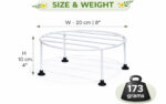 Round Metal Plant Stand Pack of 2 for Pots | Indoor Balcony Garden Use - view 3