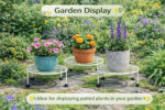 Round Metal Plant Stand Pack of 2 for Pots | Indoor Balcony Garden Use - view 4