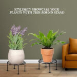 Round Plant Stand for Home Garden Balcony Decoration - view 5