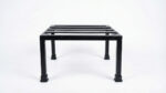 Square Metal Plant Stand LVI005_Pack of 2 (Black)