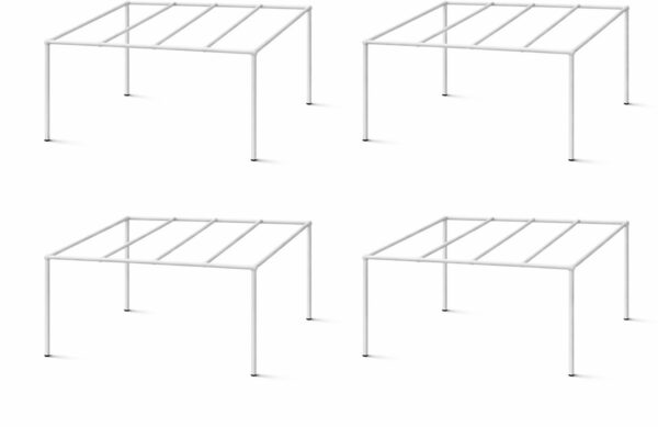 Square Metal Stand for Plant Pots | Suitable for Indoor & Outdoor