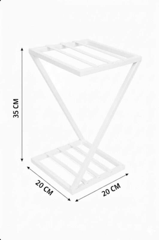 Stylish Z Shape Gamla Stand /Plant Pots Stand for Balcony Garden - view 2