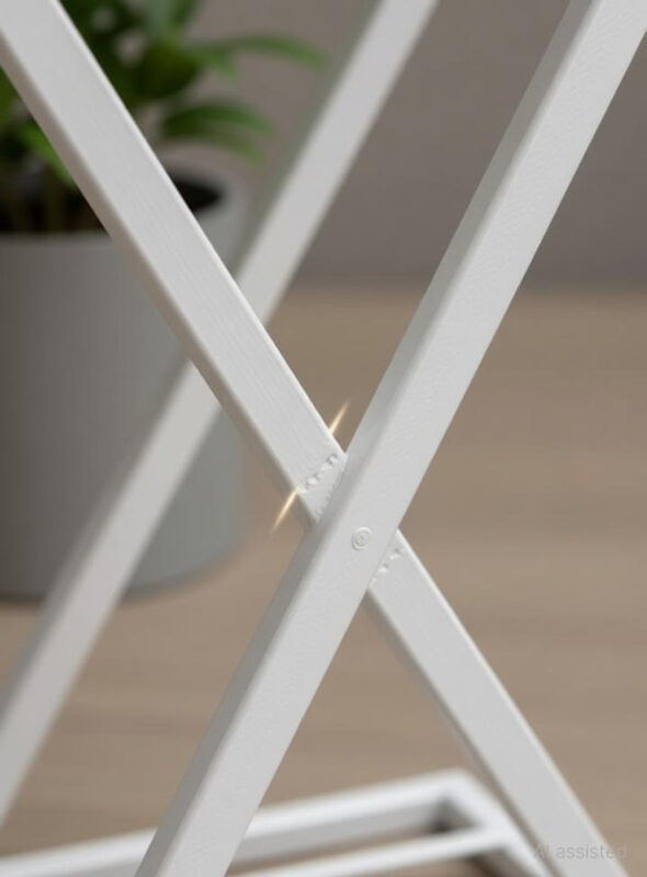 Z Shape Metal Plant Stand for Indoor Outdoor | Heavy Duty Iron Pot Holder