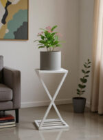 Z Shape Metal Plant Stand for Indoor Outdoor | Heavy Duty Iron Pot Holder - view 2