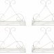 Decorative White Iron Plant Stand for Tabletop & Indoor Home Décor