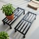 Heavy duty Metal Gamla Pot stand for balcony (Pack of 2)