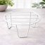 Oval Metal Plant Stand for Pots | Iron Flower Pot Holder for Home & Garden