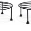 Round Metal Plant Stand Pack of 2 for Pots | Indoor Outdoor Balcony Use